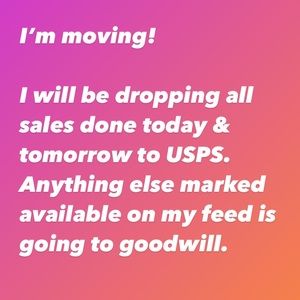I’m moving!